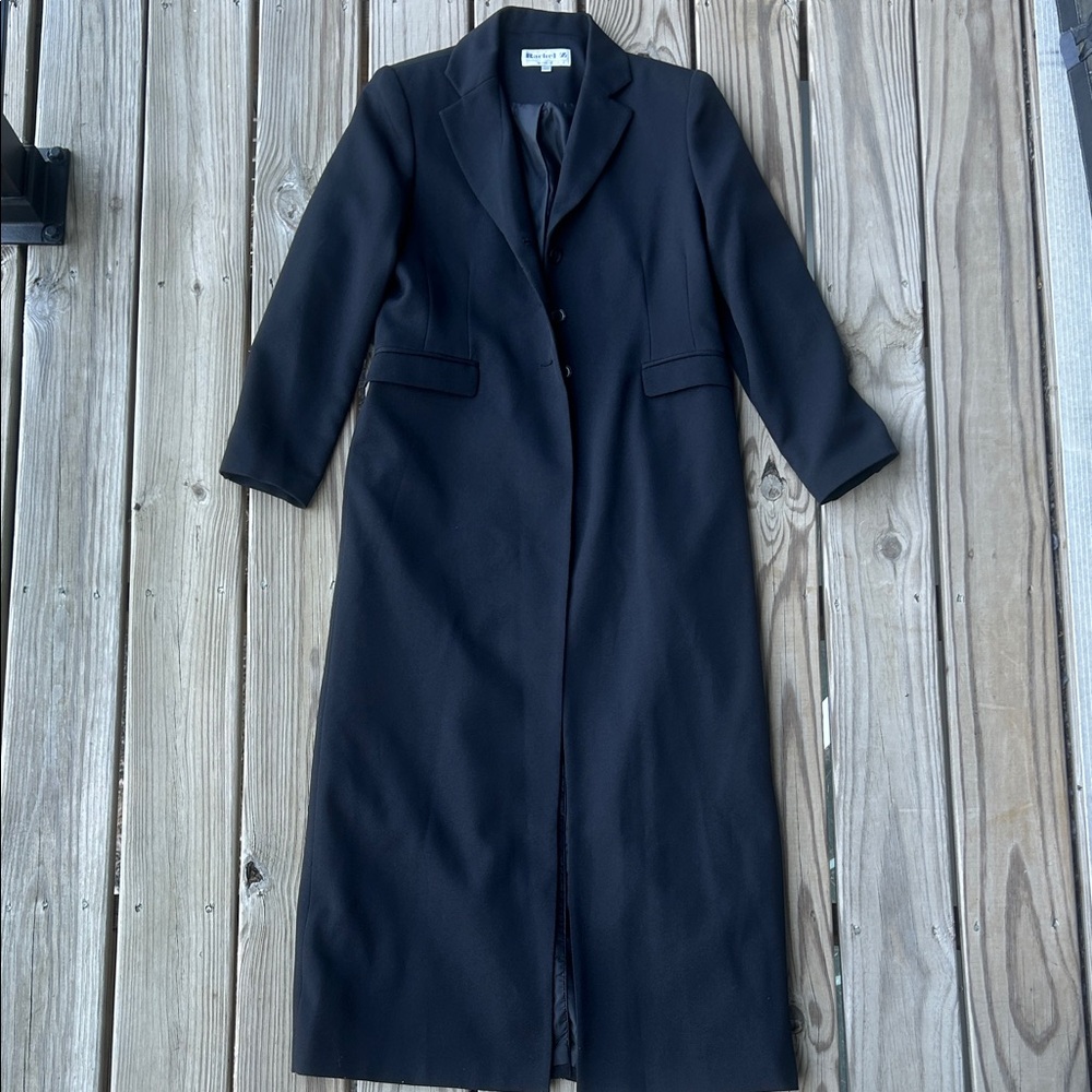 Vintage Long Black Overcoat